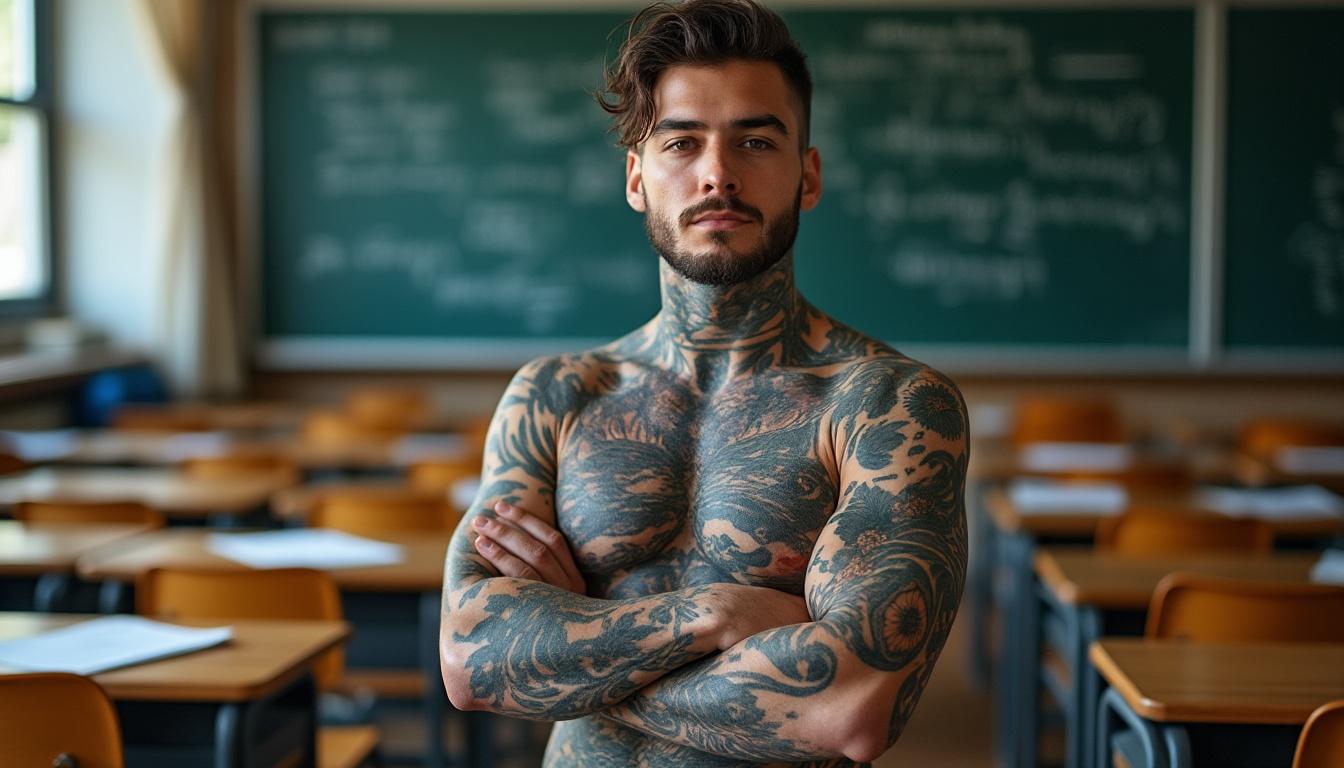 L’homme le plus tatoué de France : parcours, vision et culture de l’excès 2 découvrez le parcours fascinant de l’homme le plus tatoué de france, sa vision unique et sa culture de l’excès à travers un récit captivant sur l’art du tatouage et l’expression de soi.