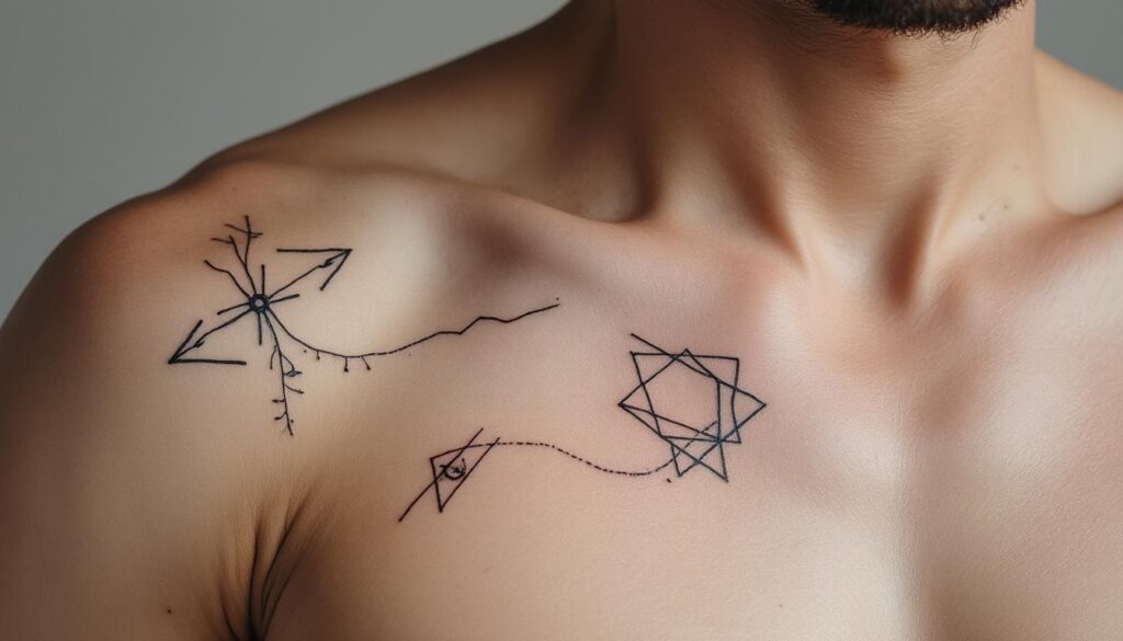 découvrez le tatouage ligne fine pour homme, le style épuré et élégant qui gagne en popularité en 2026. idéal pour un look discret mais sophistiqué.