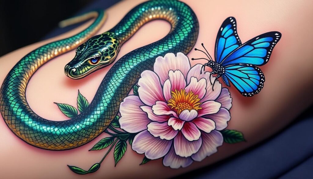 découvrez la symbolique puissante du tatouage serpent, entre métamorphose, renaissance et sensualité, pour une expression unique et profonde de soi.