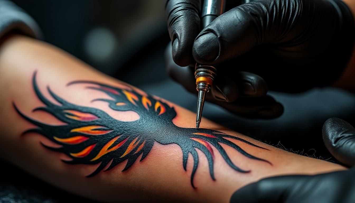 Le tatouage symbolique : quand le style raconte une histoire 2 découvrez comment un tatouage symbolique allie style et signification profonde, racontant une histoire unique à travers chaque dessin.