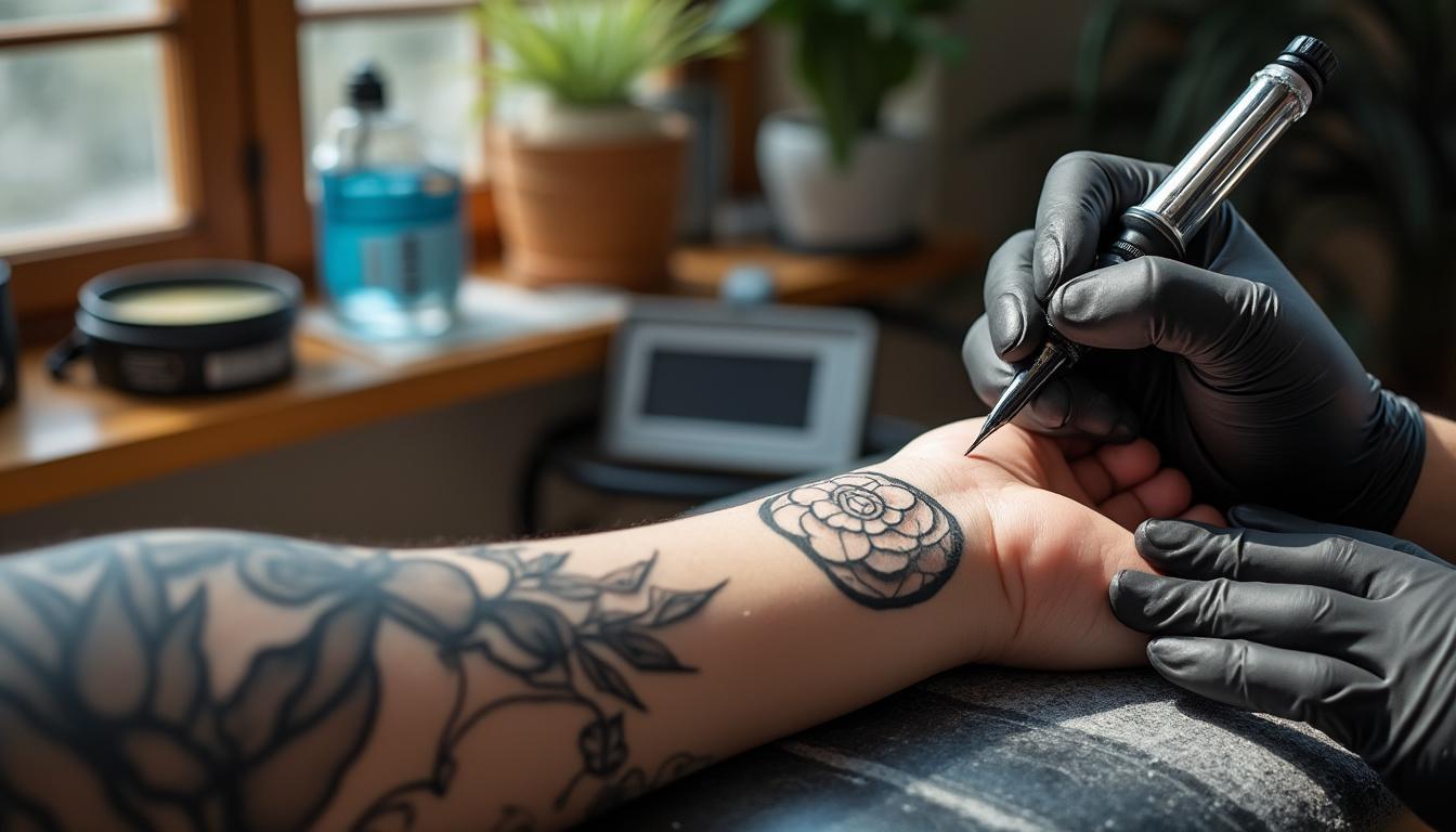découvrez l'art du tatouage à la main avec le hand poke, une technique traditionnelle pour un style unique et authentique. explorez cette méthode minutieuse et créative qui sublime votre peau avec des motifs personnalisés.