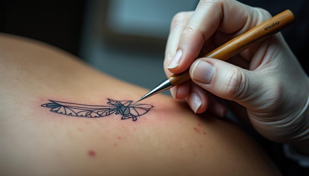 découvrez l'art du hand poke, une technique de tatouage à la main qui offre un style unique et authentique. explorez cette méthode traditionnelle pour un tatouage personnalisé et original.