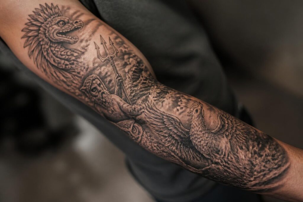 découvrez comment la mythologie inspire les tatouages avec des symboles intemporels riches de sens et d'histoire.