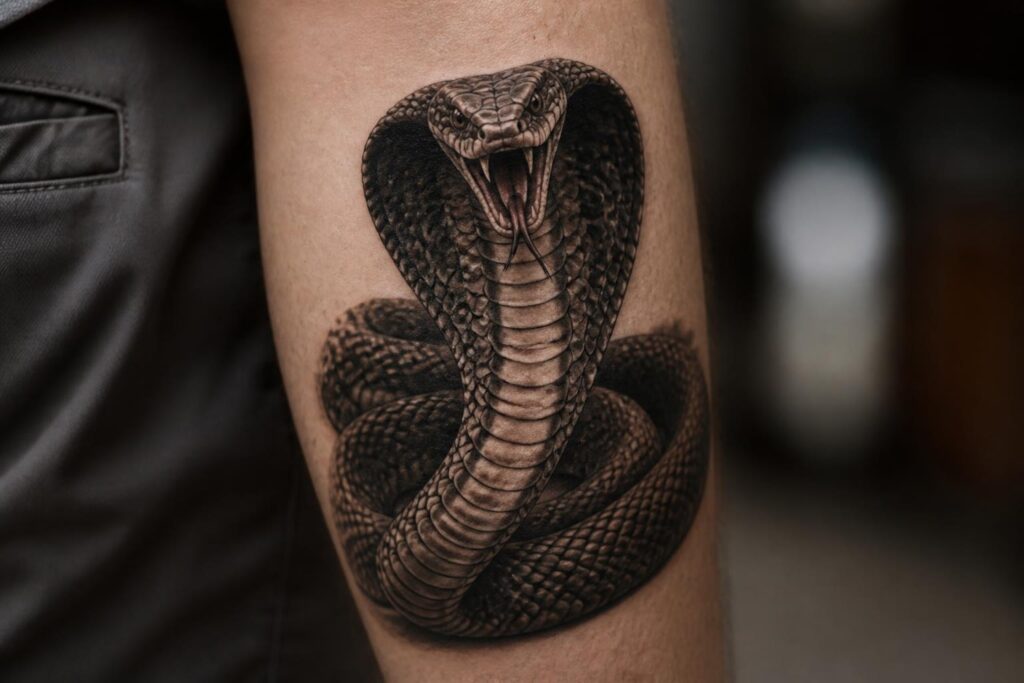 explorez la signification profonde du tatouage cobra et découvrez le symbolisme puissant qui en fait un design unique et chargé de sens.