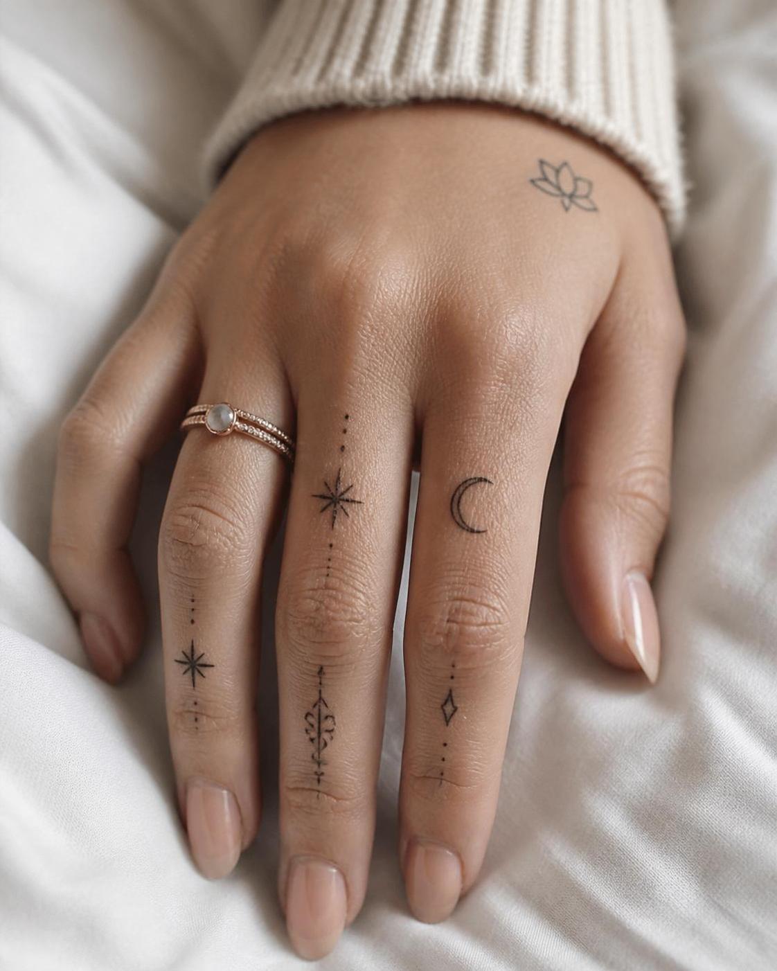 Tatouage doigt : découvrez la signification cachée de ce symbole tendance 2 explorez la signification secrète des tatouages sur les doigts, un symbole tendance qui allie style et message profond. découvrez pourquoi ce choix minimaliste séduit de plus en plus.