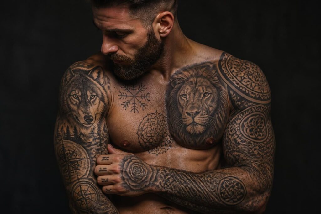 découvrez notre guide complet du tatouage symbolique masculin pour choisir un design unique et chargé de sens qui vous ressemble.