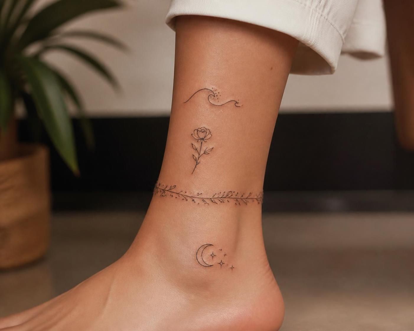Tatouage cheville femme : les idées les plus discrètes 2 découvrez les idées de tatouages pour cheville féminins les plus discrètes et élégantes, parfaites pour sublimer votre style avec délicatesse.