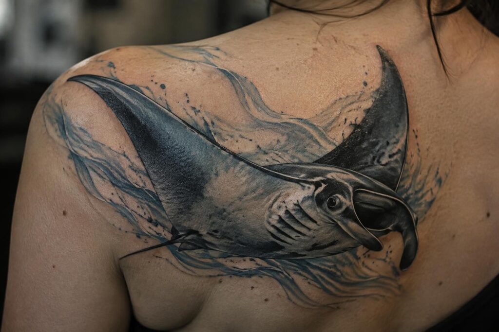 découvrez la symbolique du tatouage raie manta : un motif océanique qui évoque liberté, sérénité et puissance, ainsi que des idées pour le personnaliser.