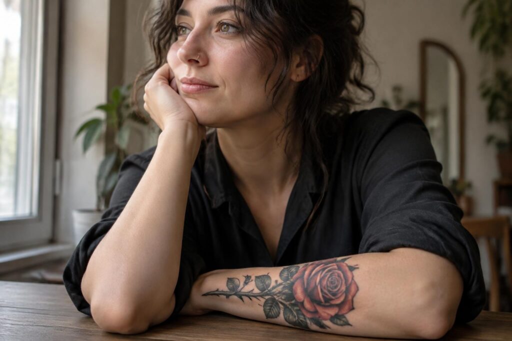 tatouage rose : découvre la symbolique de ce motif, les messages qu’il exprime et les styles qui révèlent le mieux ta personnalité.